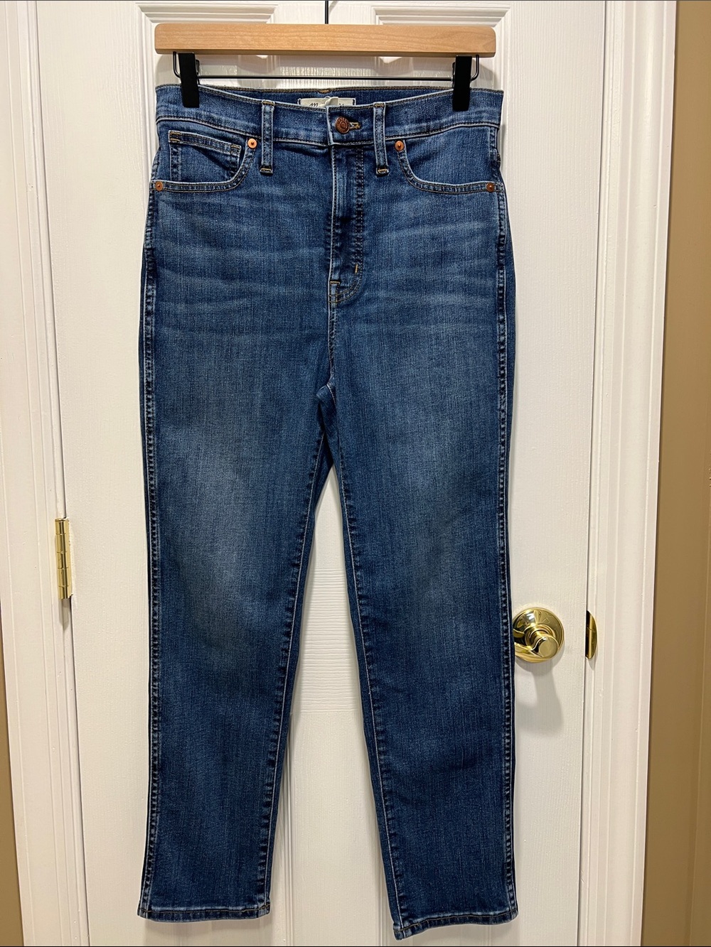 Madewell Stovepipe Jeans - Antoine Wash - Size 27 - Picture 2 of 11